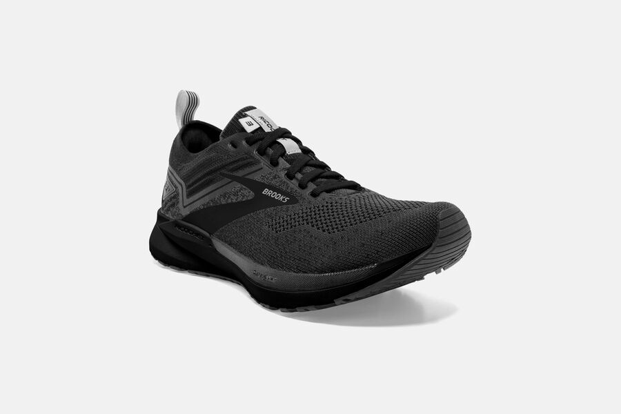 Ricochet 3 Road Brooks Running Shoes NZ Mens - Black - HPXMBN-098